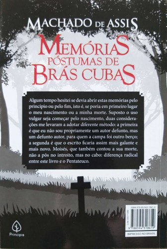 Imagem 2 de 4 de Livro Machado De Assis Memórias Póstumas De Brás Cubas