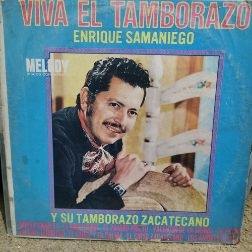 Disco Lp Enrique Samaniego-viva El Tamborazo