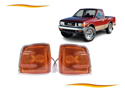 Farol Esquina Chevrolet Luv 1989 1996 Par Cromado 