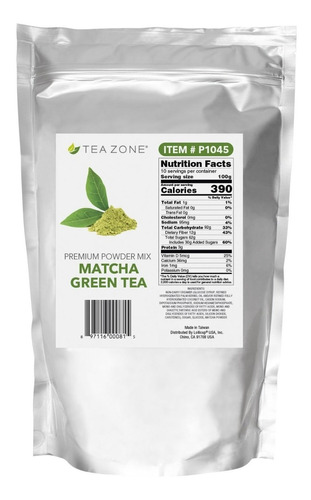Polvo Té Verde Matcha Para Soothies Y Frappés Tea Zone 1 Kg