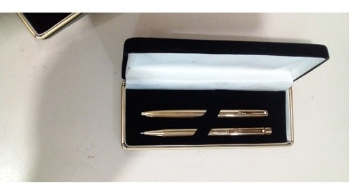 Boligrafos  Sheaffer De Acero Y Enchapadas En Oro.