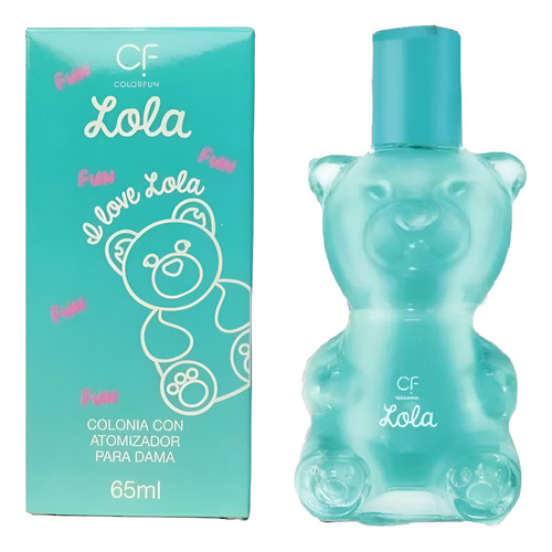 Cf Colorfun Lola Fun Colonia Para Dama Con Glitter Fuller