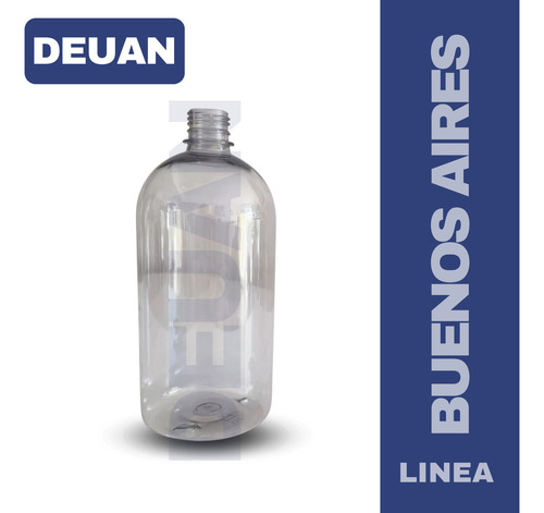 Envase Deuan Pet 500 Cc Botellita Con Tapa Pack 25 De Unidades Transparencia Cristalina Resistente A Golpes Y Caídas Cuello De 28 Mm Cierre Hermético Superficie Ideal Para Etiquetas