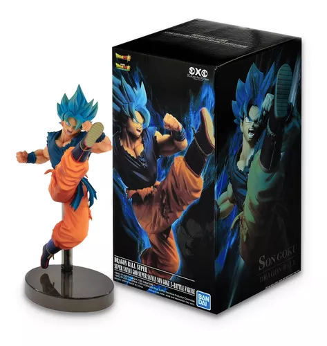 Boneco Goku Super Saiyajin Deus Azul - Dragon Ball Z em Promoção