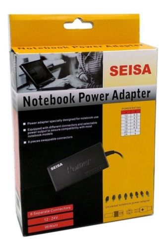 Cargador Notebook Netbook 8 Pines Adaptador 12-24v Universal