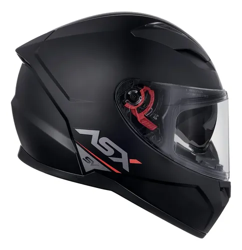 Capacete Masculino Feminino Asx City Sv Preto Oculos Interno