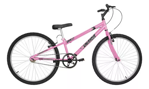 Bicicleta Aro 29 Gts Feel Freio À Disco 24 Marchas - Preto+Rosa