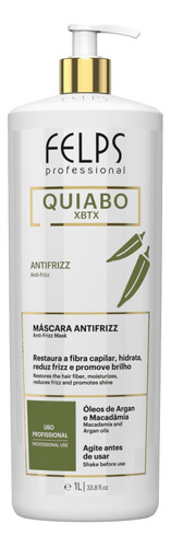 Kit Alinhamento Capilar De Quiabo Xbtx De Okra 1000ml Felps