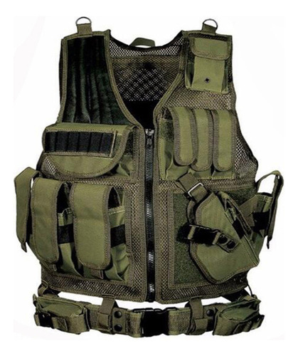Colete Tático De Caça Ao Ar Livre Training Combat Armor Vest