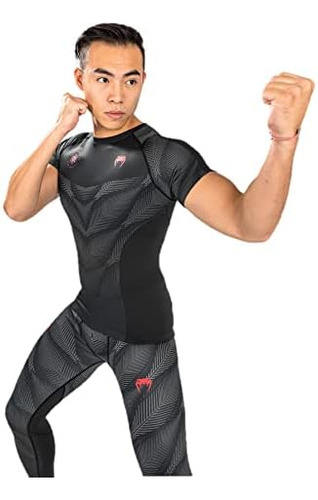 Venum Phantom Rashguard Estándar Para Hombre, Manga Corta, T