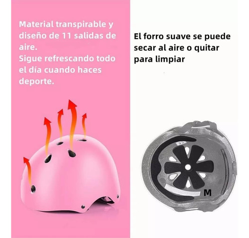 Juego De Casco De Bicicleta Para Niños, Rodilleras, Coderas