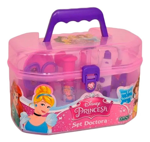 Set Doctora Disney Princesa Valija Luz Y Sonido Tv Ditoys