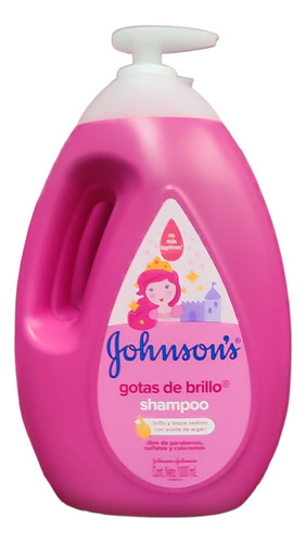 Shampoo Johnson's Baby Gotas De Brillo De Aceite De Argán 