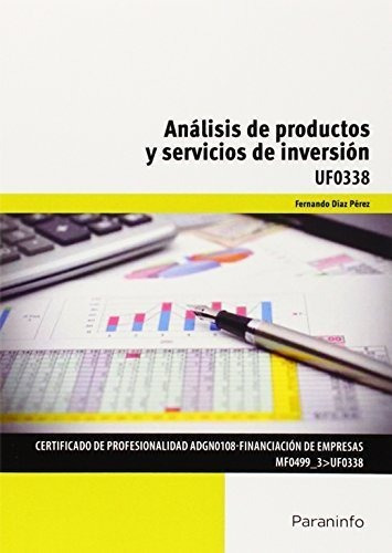 Anãâ¡lisis De Productos Y Servicios De Inversiãâ³n, De Díaz Pérez, Fernando. Editorial Ediciones Paraninfo, S.a, Tapa Blanda En Español