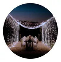 Comprar Cortina Led Blanco Frio O Blancc Calido 3x3 Decoracion Todo Evento Boda Fiesta Navidad Jardin