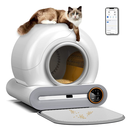 Caja De Arena For Gatos Con Autolimpieza Inteligente