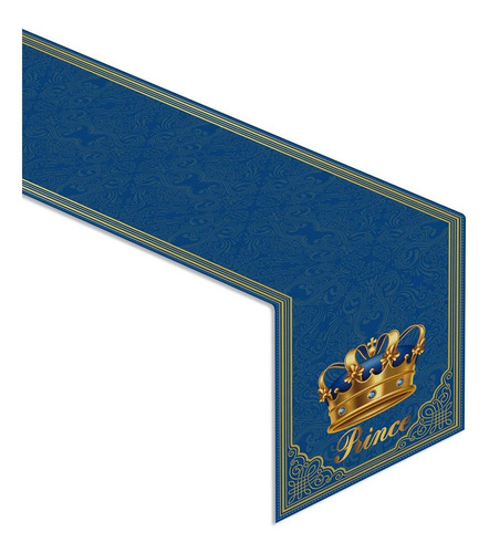 Lino 13x72 3939 Little Prince Table Runner Royal Boy Ba...