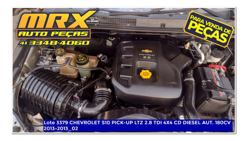 Sucata Chev S10 Pick-up 2.8 Diesel Aut 180cv 2013 Pecas