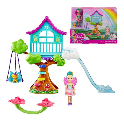 Barbie Dreamtopia Set De Juego Chelsea Mattel - Cabaña Magic