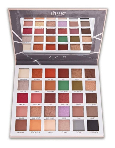 Paleta Clientele De Bperfect Cosmetics X Jah Palette Sombras