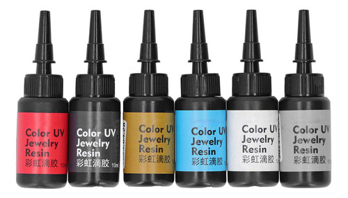 Resina Epoxi Uv, 6 Piezas, 10 Ml, Fácil De Operar, De Curado