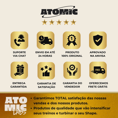 Dilator No2 Vaso Dilatador 300g Rende 40 Doses - Atomic Labs
