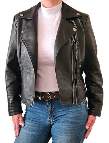 Chaqueta Eco Cuero Mujer Liviana Excelente Calidad