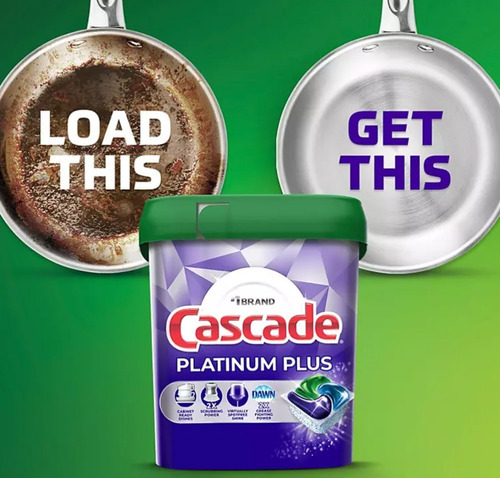 Cascade Platinum Plus  Detergente Lavavajillas Fresh Pods 81