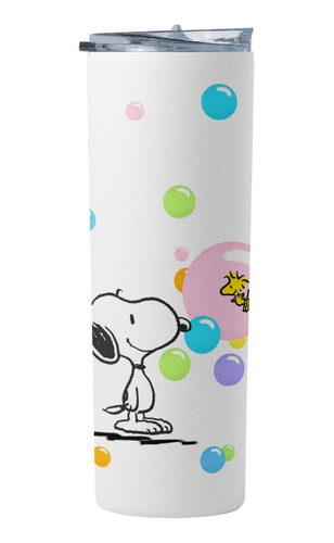 Termo Cafe. Skinny Tumbler 30 Oz. Snoopy