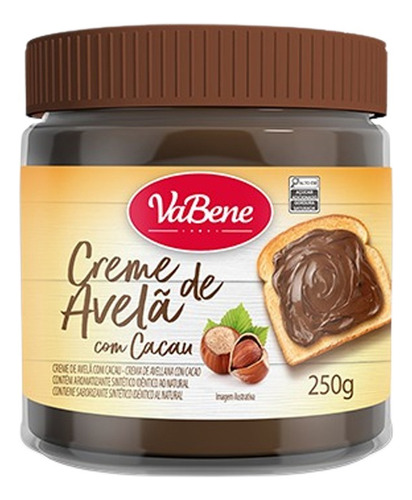 Crema Sabor Cacao Avela Con Cacao Vabene 250gr Kanata 