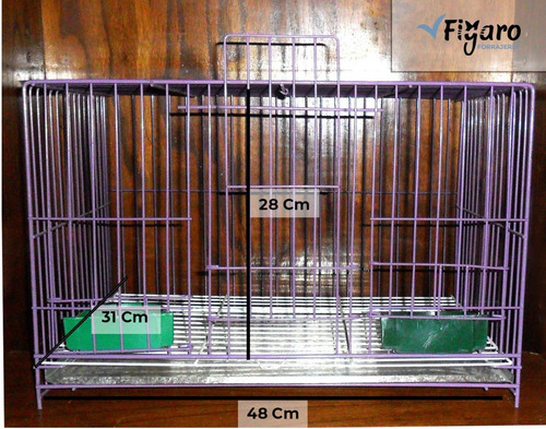 Jaula Rectangular De Alambre Para Animales Roedores Conejos