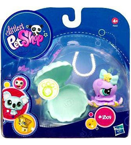 Littlest Pet Shop Purple Octopus (# 1309) Con Figura De 