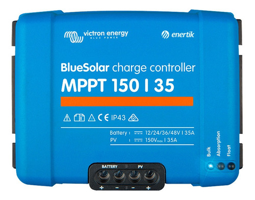 Controlador Solar Victron Bluesolar Mppt 12/24/36/48v 35a