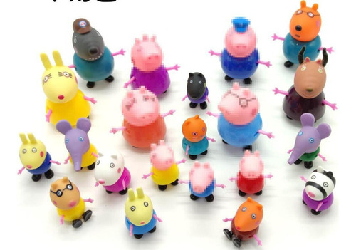 25pcs Peppa Pig Friends Muñeca Traje