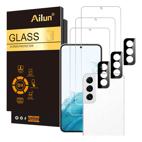 Ailun Protector De Pantalla De Cristal Para Galaxy S22 5g [p