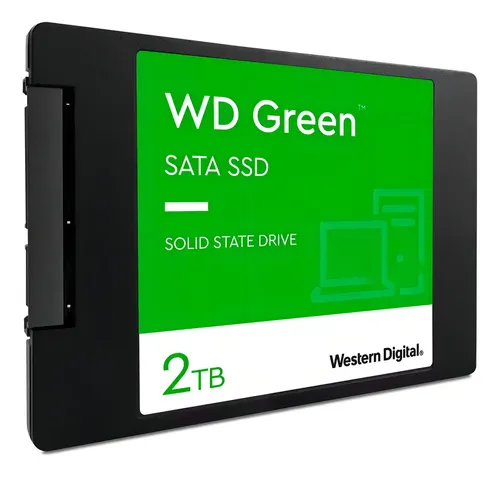 interno Western Digital WD Green WDS200T2G0A 3 2TB negro