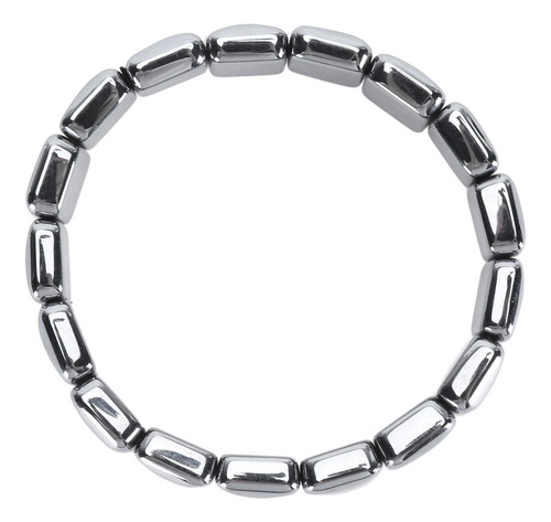 Brazalete Elástico Con Cuentas Rectangulares Y Cuentas De Te