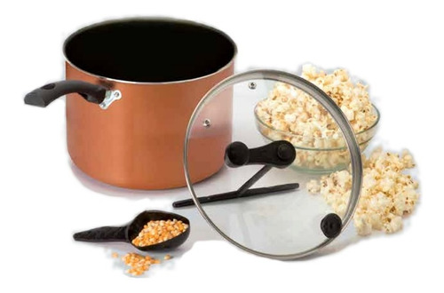 Pochoclera Olla Aluminio Sup.grande Para Pochoclos Pop Corn