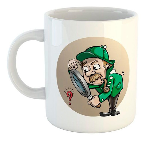 Taza De Ceramica Detective Investigador Inspector M2