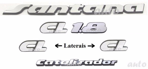 Símbolos Santana Cl 1.8 Catalisa. + Lateral Cl - 1991 À 1998