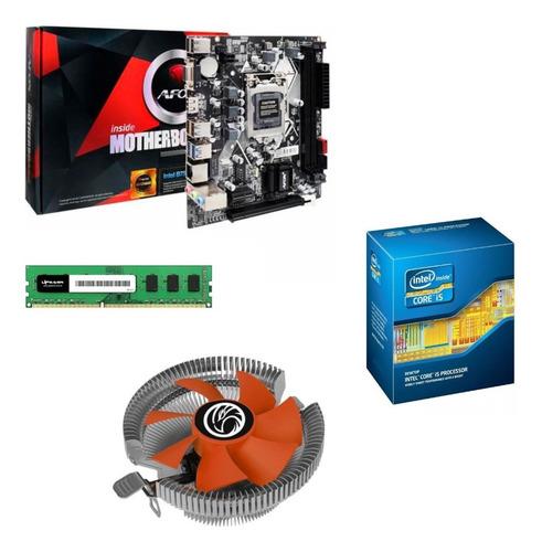 Kit Gamer 1155 Mb Afox Ib75-ma2 Cpu I5 3470 + Mem 8gb Ddr3