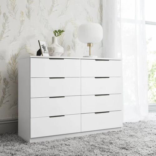 Comoda Moderna Fujishiro Blanco R&r Muebles