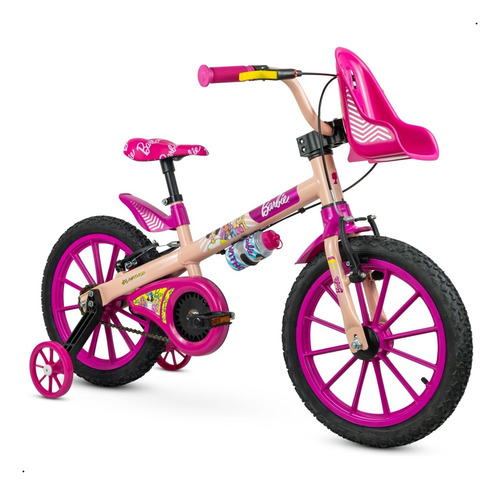 Bicicleta Infantil Com Rodinhas Aro 16 Nathor 5 Anos