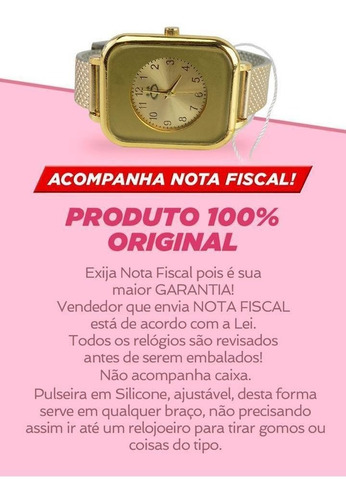 Kit 4 Relogios Feminino Original Silicone Atacado Nfe K4rml3