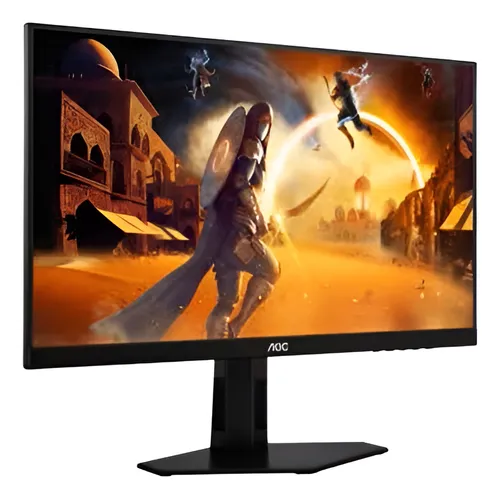 Monitor Gamer Aoc 23.8  Ips Negro Y Rojo