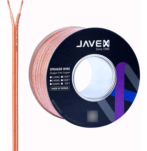 Cable De Altavoz Javex De Calibre 12 Awg [cobre Sin Oxígeno 