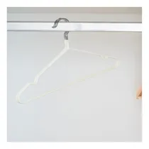 Comprar Pack9 Set De Perchas Util Para Colgar Ropa En Blanco