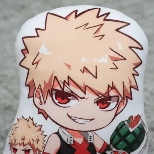 Almohada De Peluche De Bakugou Katsuki 20 Cm, Figurita De Anime De Algodón PP Suave, Decoración Para Dormitorio, Sofá Y Coche, Regalo Para Fans
