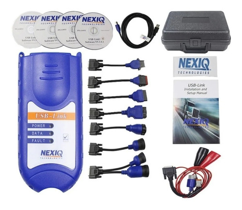 Escaner De Camiones Tipo Nexiq Usb Link Diesel Set Completo