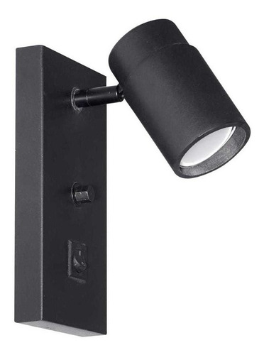 Lampara Aplique Gu10 Spot Pared 1 Luz C/ Interruptor